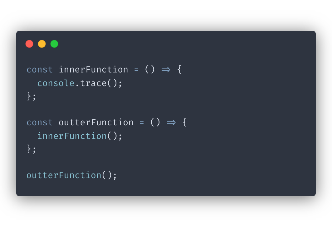 console.trace client