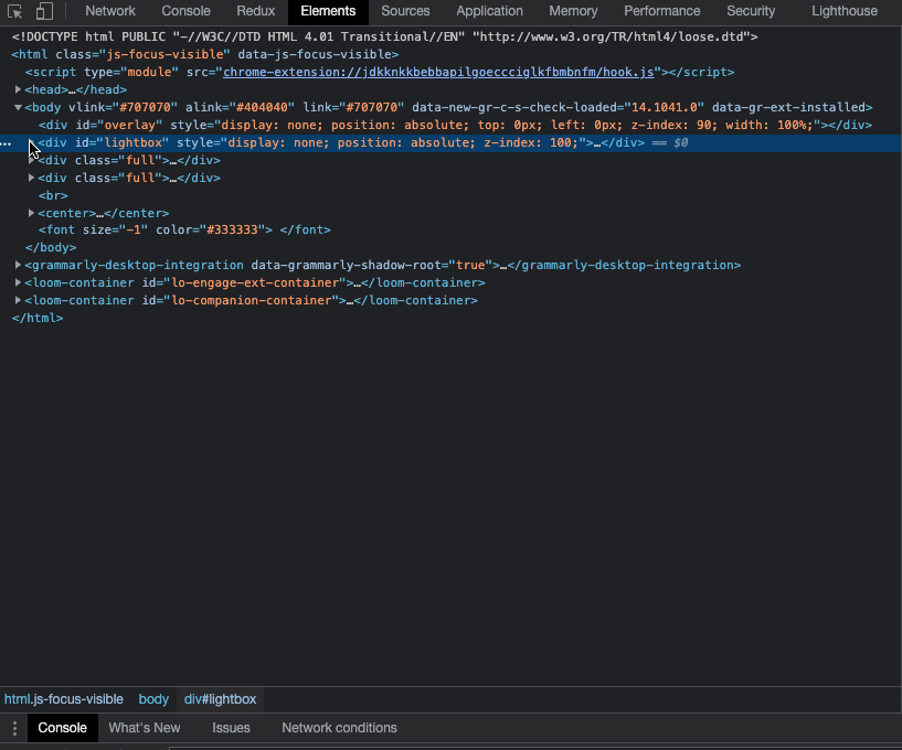 reference html elements