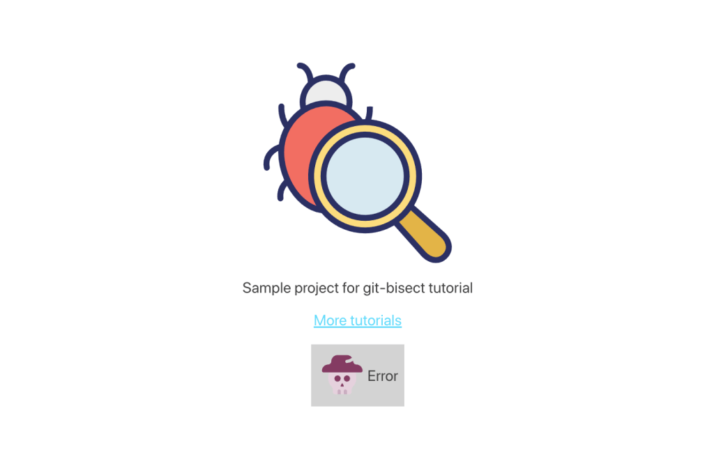 git bisect tutorial