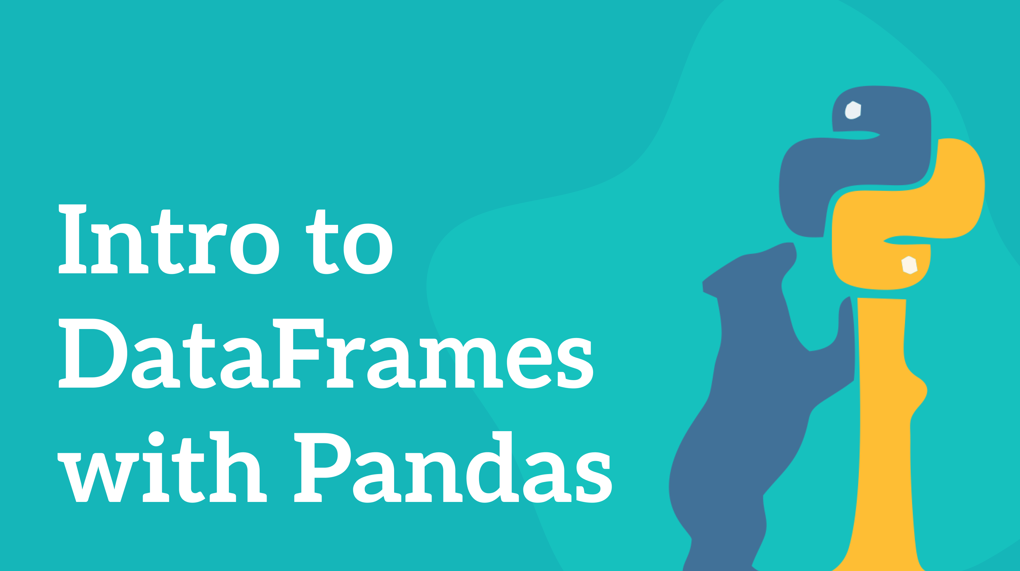 Intro to DataFrames with Pandas