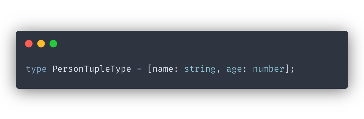 labeled tuple types sample