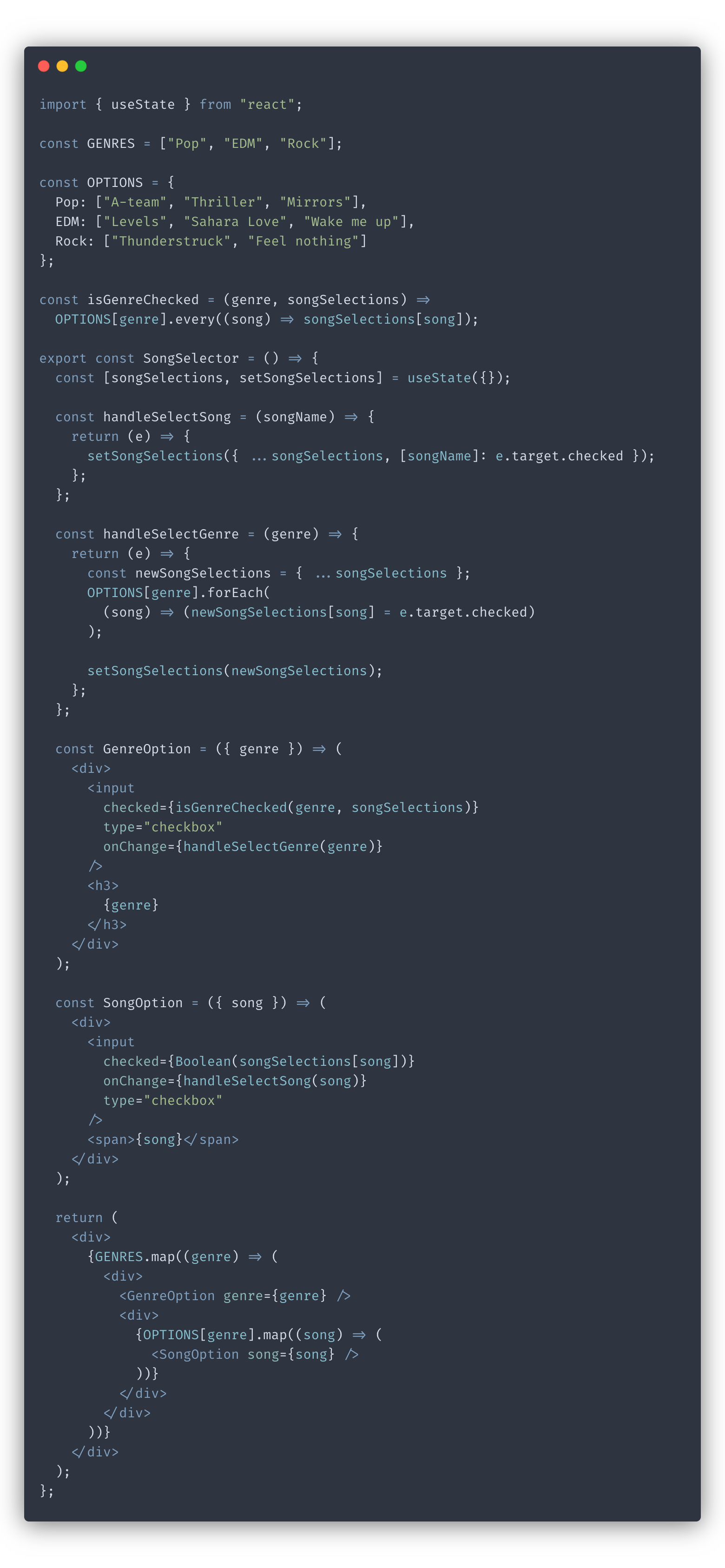 derived state sample