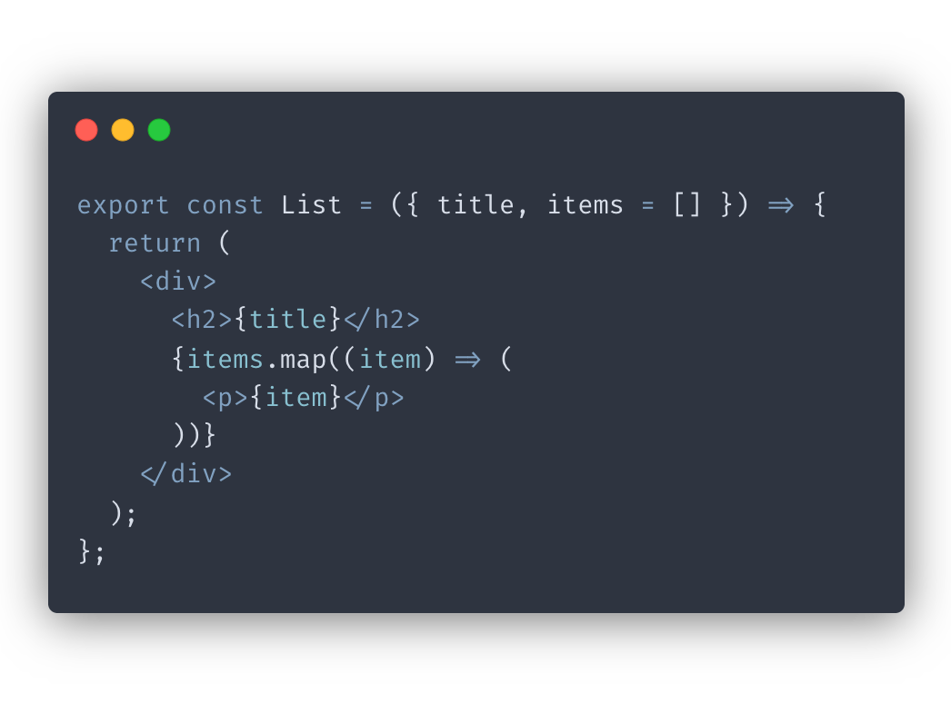 react reusable components - has fallback value