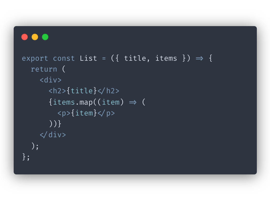 react reusable components - no fallback value