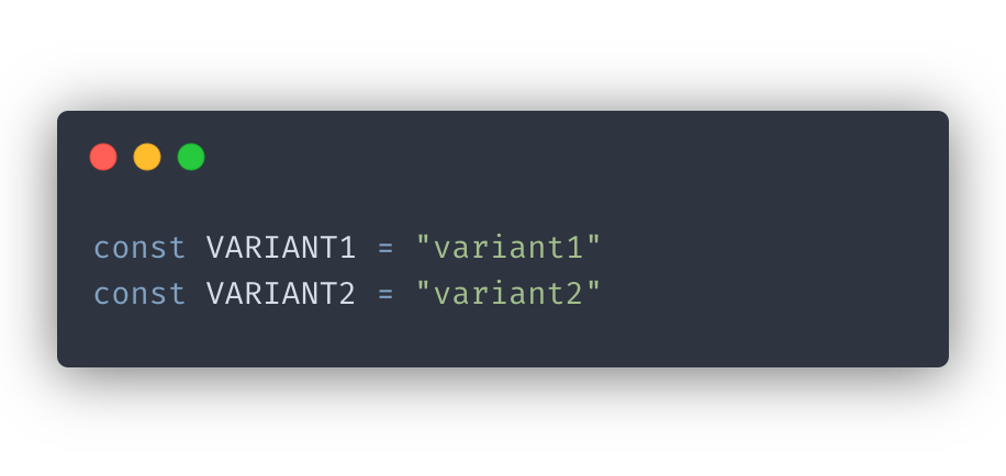 const variant example