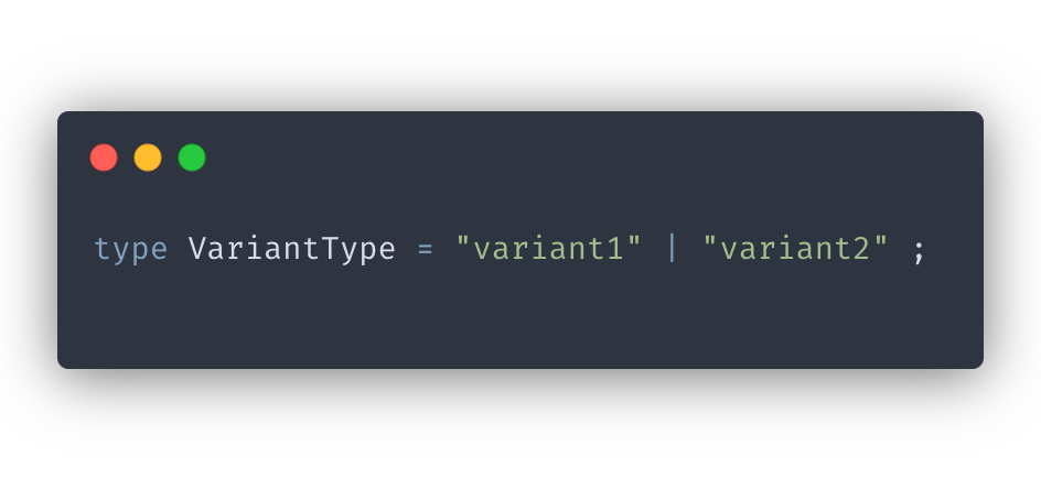 type variant example